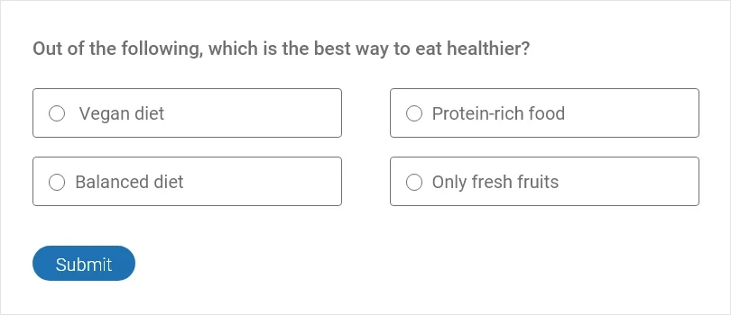 Multiple Choice Questions : With Types And Examples