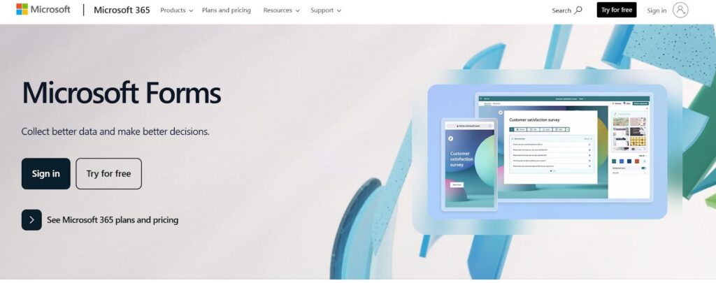 Microsoft Forms